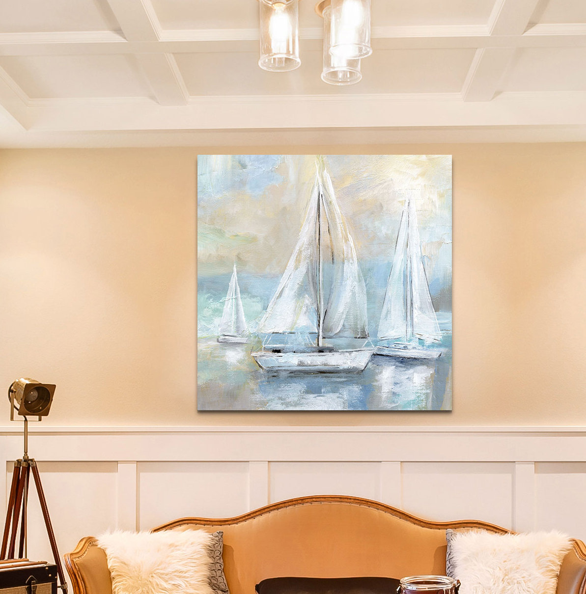 Highland Dunes Anaee Reggina Autumn Forest Wrapped Canvas Print